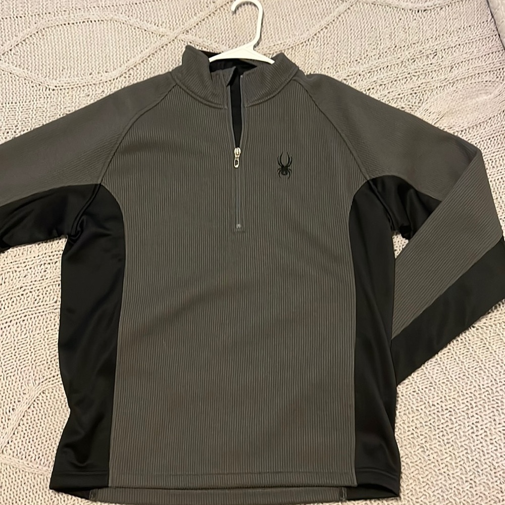Men's Spyder 1/2 Zip Pullover Sweater Jacket Size M